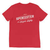 "I'm a Spokester for Bicycle Safety" tee